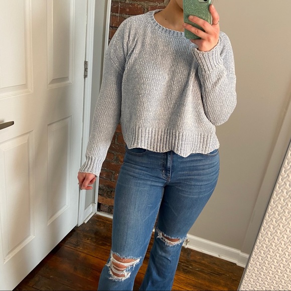 Altar'd State Sweaters - Altar’d State chenille cropped sweater S